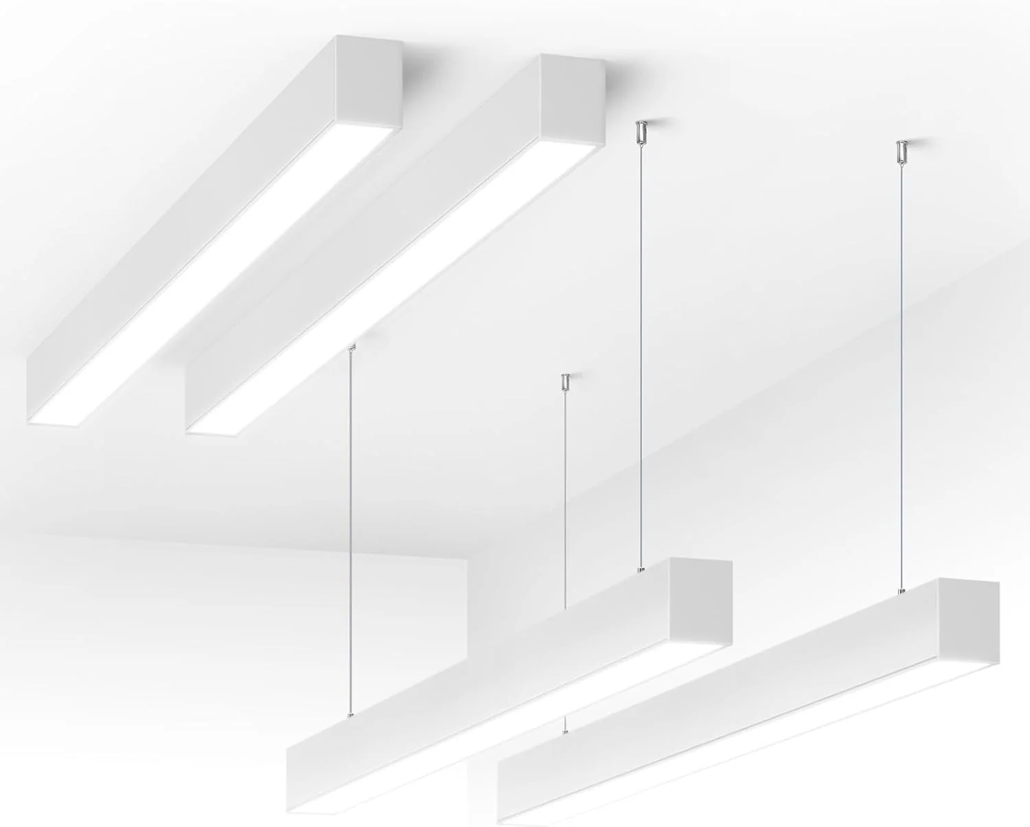 Barrina 5568-0-10V Series 2nd-Generation 45W LED Linear Lights 4FT 3000K - 6000K 4500LM | Seamless Connection & Dimmer Not Included - Image 10