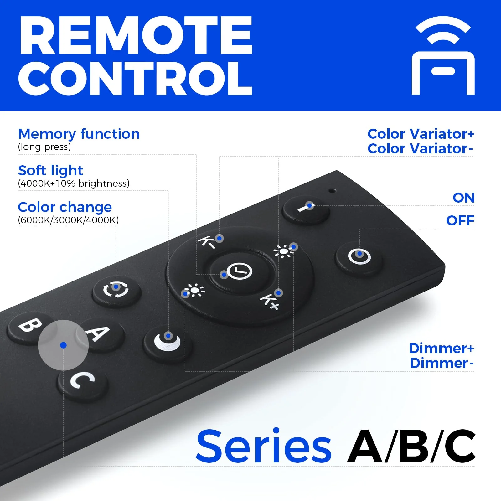 Barrina 5568 Remote Series 2nd-Generation 306W Rectangular Set LED Linear Lights 9FT * 5FT 3000K - 6000K 30600LM | Seamless Connection & Color Changing - Image 4