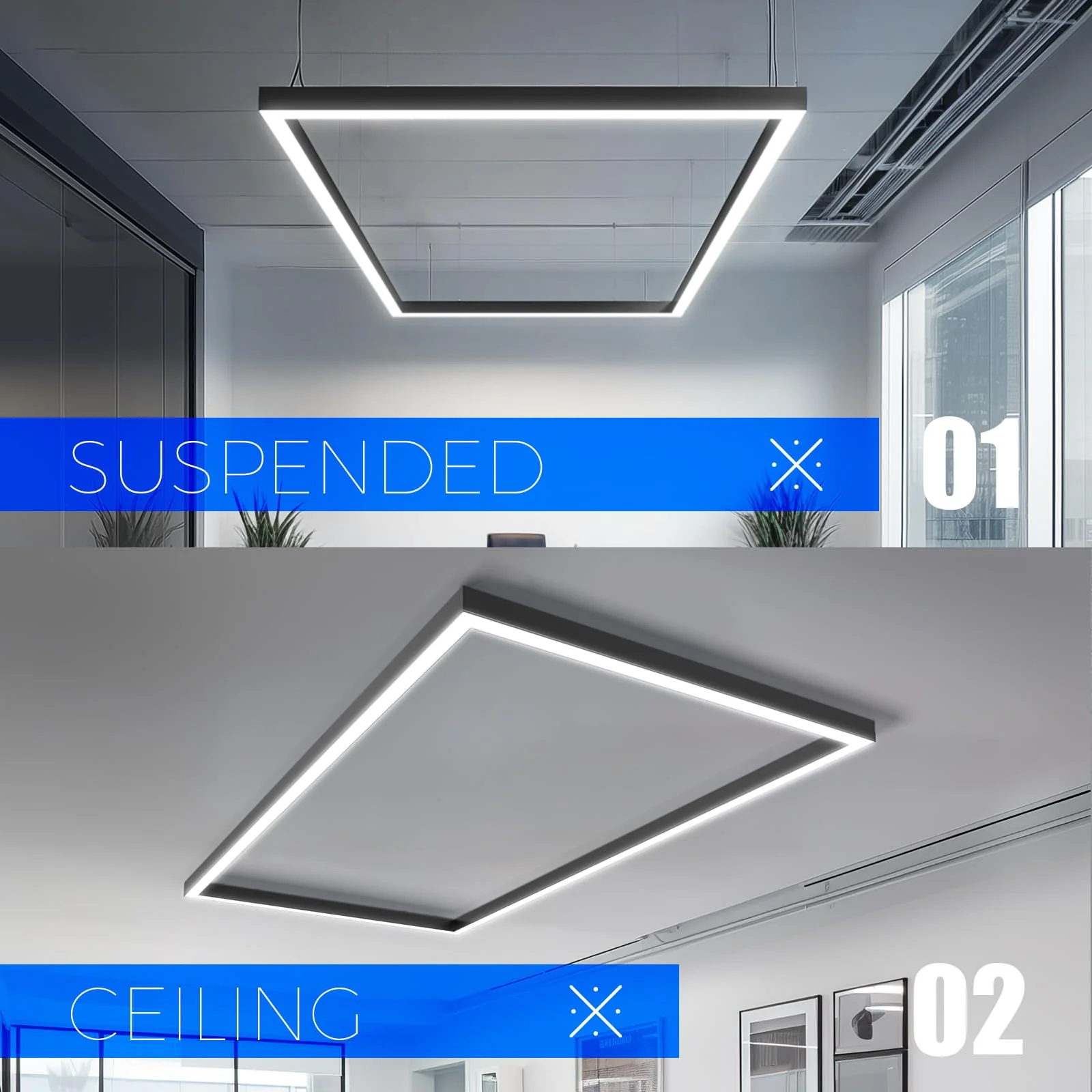 Barrina 5568 Remote Series 2nd-Generation 306W Rectangular Set LED Linear Lights 9FT * 5FT 3000K - 6000K 30600LM | Seamless Connection & Color Changing - Image 7
