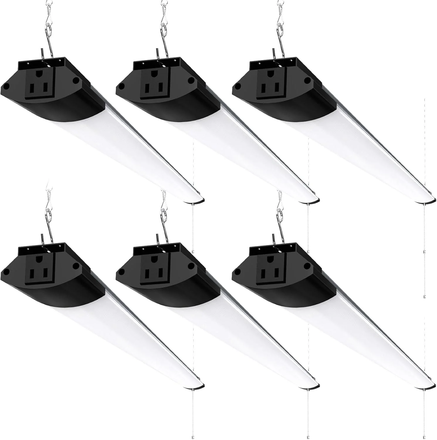 Barrina 84W LED Shop Lights 4FT 5000K 10000LM | Hanging, Linkable & Power Plug Cords | BS84 - Image 11