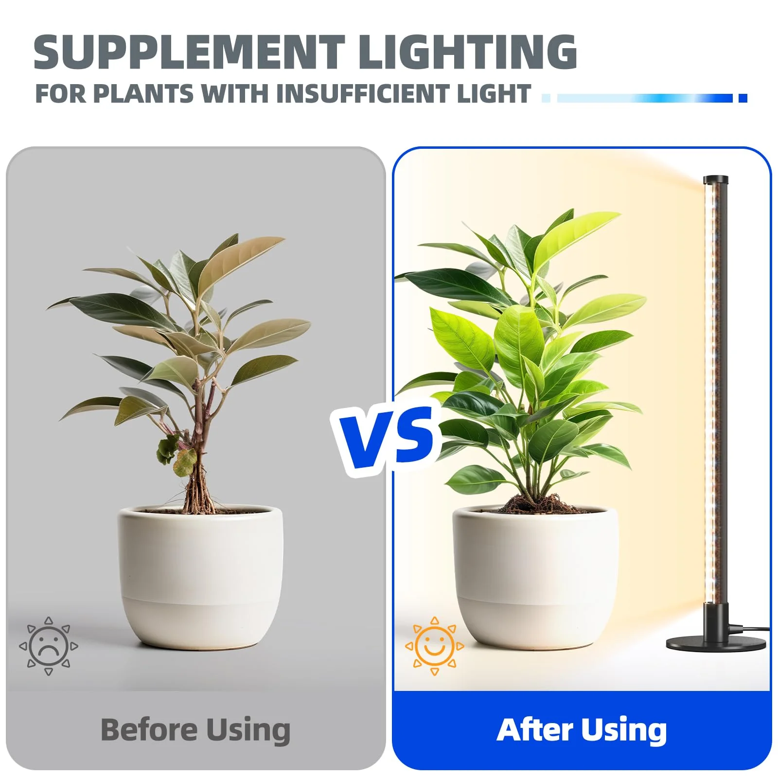 Barrina T10 20W LED Standing Grow Light 2FT 3000K+6500K+660nm | Full Spectrum | T1020 - Image 4