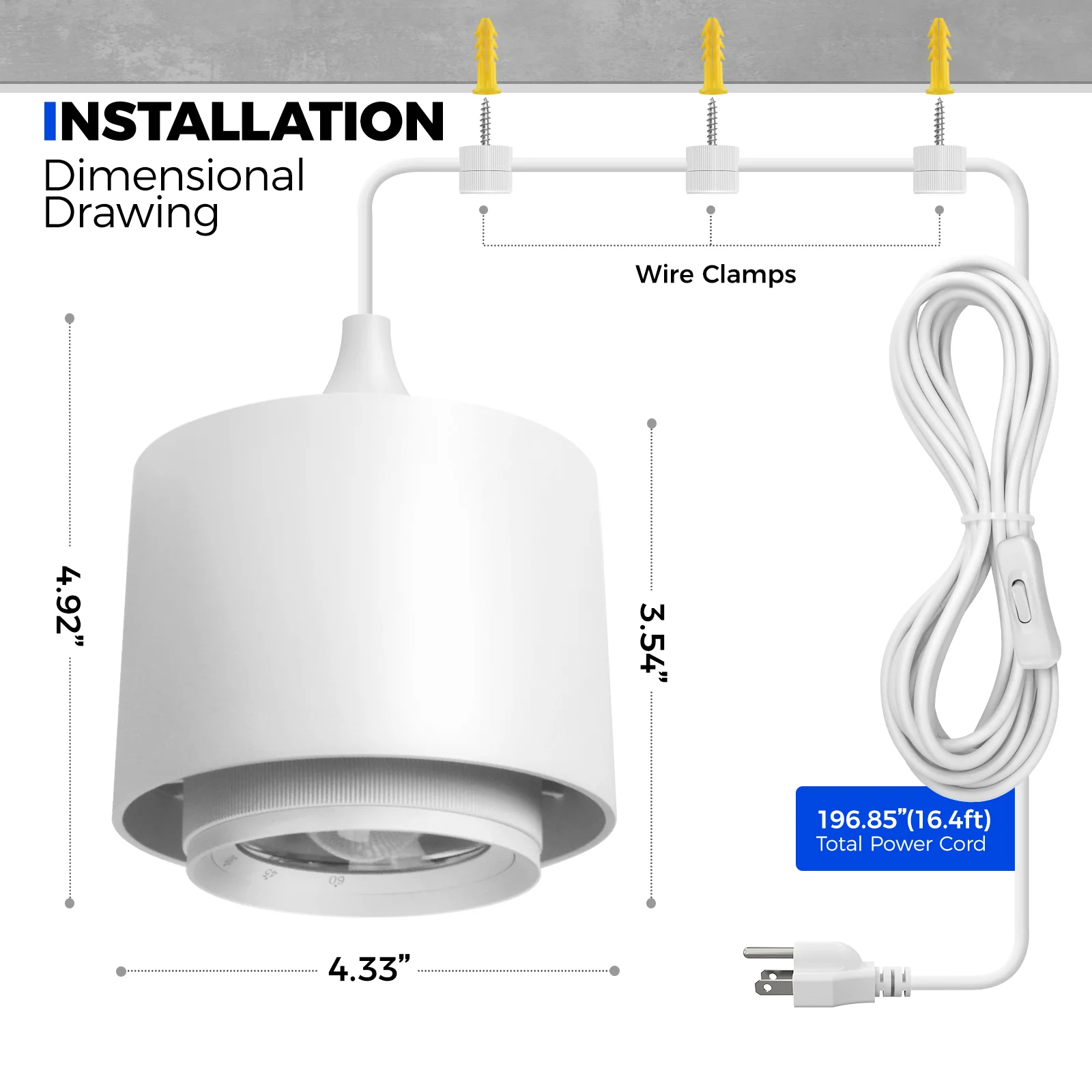 Barrina TR40 40W LED Grow Lights 5000K | Full Spectrum, Hanging & Timer | TR40 (White) - Image 7