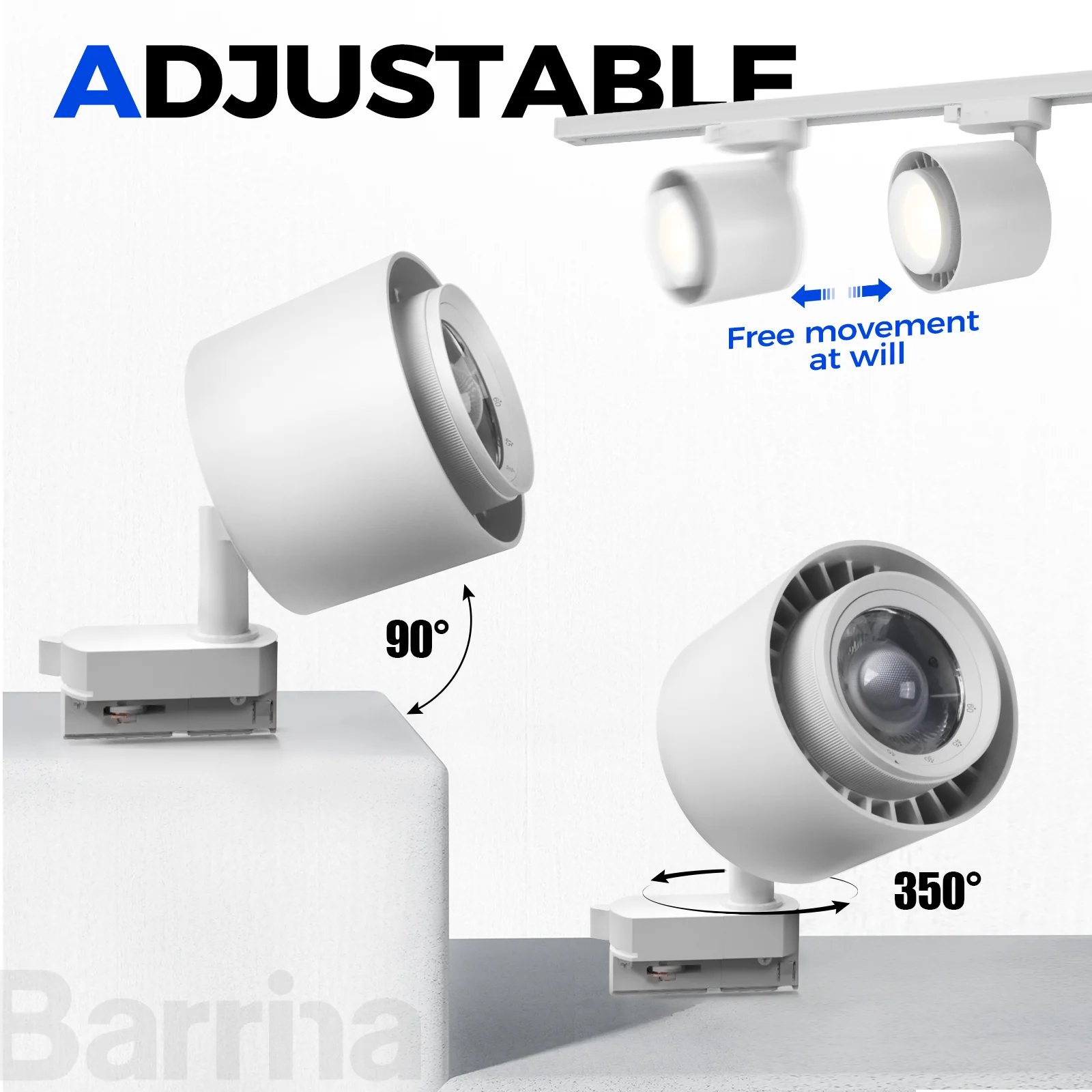 Barrina TR40c 3 x 40W LED Grow Lights 4000K | Full Spectrum, Ceiling Track & Timer | TR40c (White) - Image 8